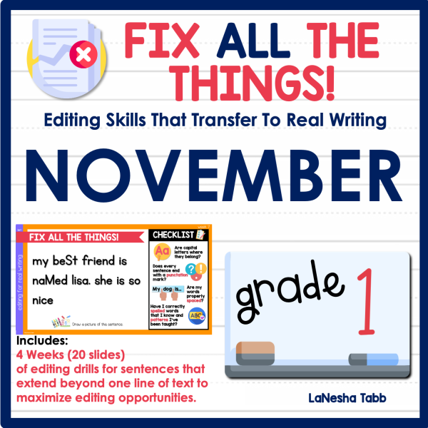 1st grade November