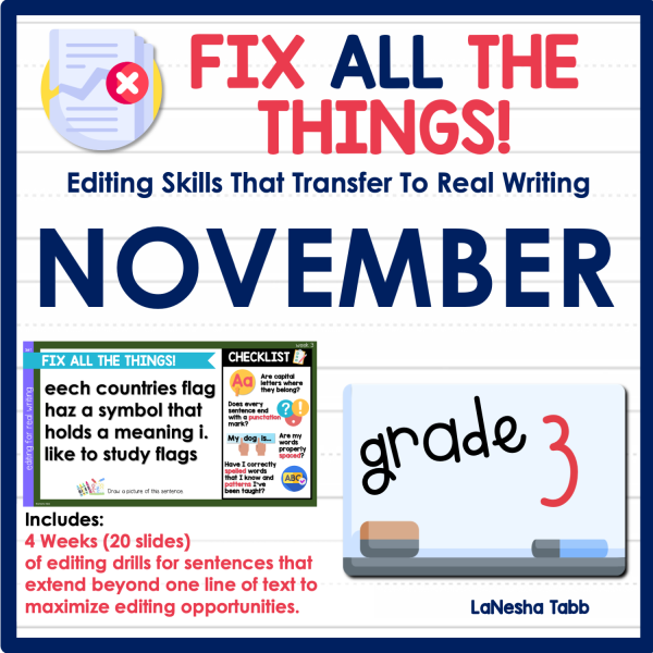3rd grade November